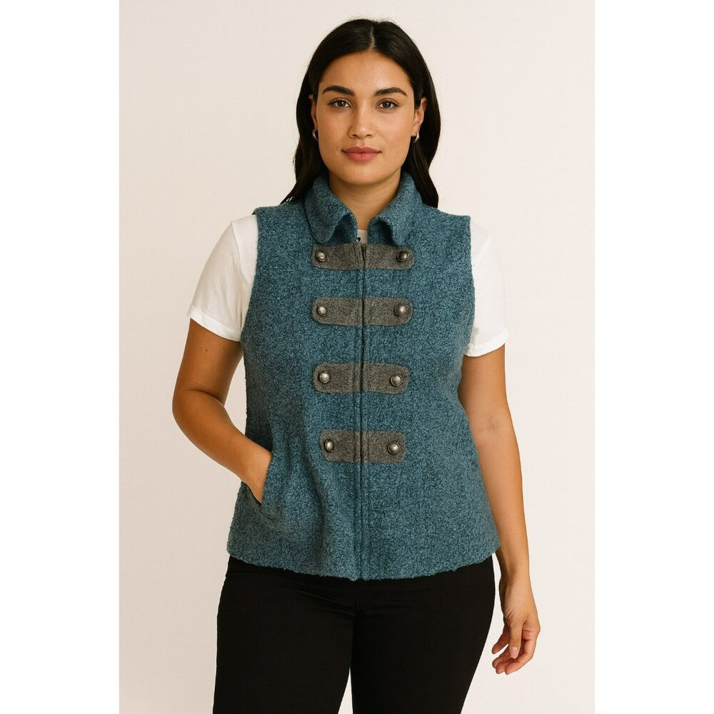 Montana Clothing Company Ladies Wool Blend Vest Size Large